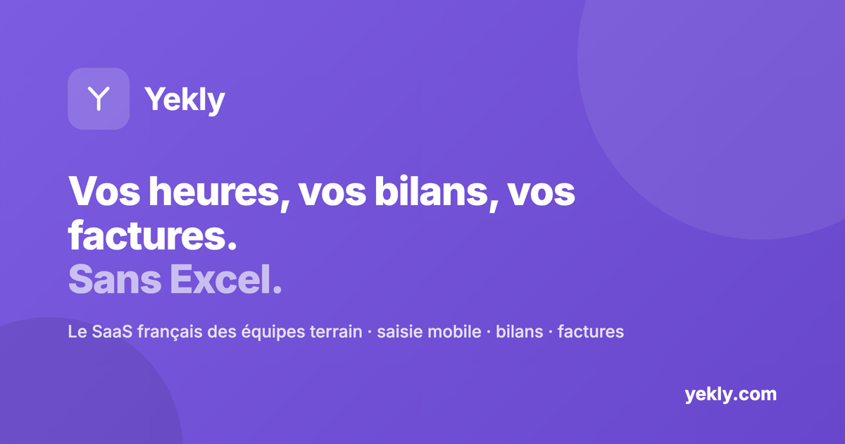 Présentation de Yekly et de sa proposition de valeur